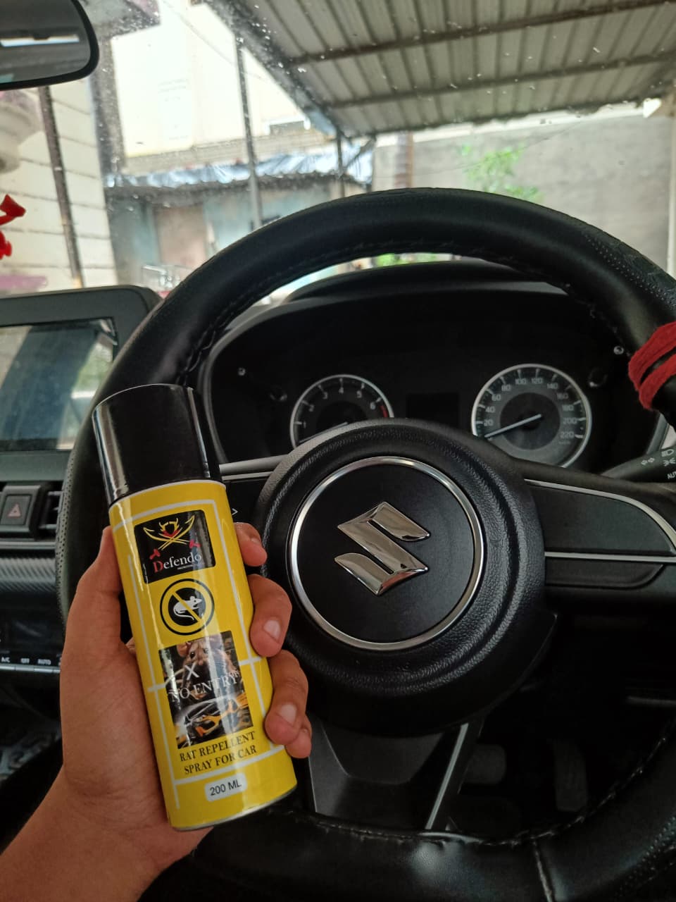 Defendo Car Rat Protection Kit – Spray + Repellent Gel (2-in-1 Dual Protection Solution)